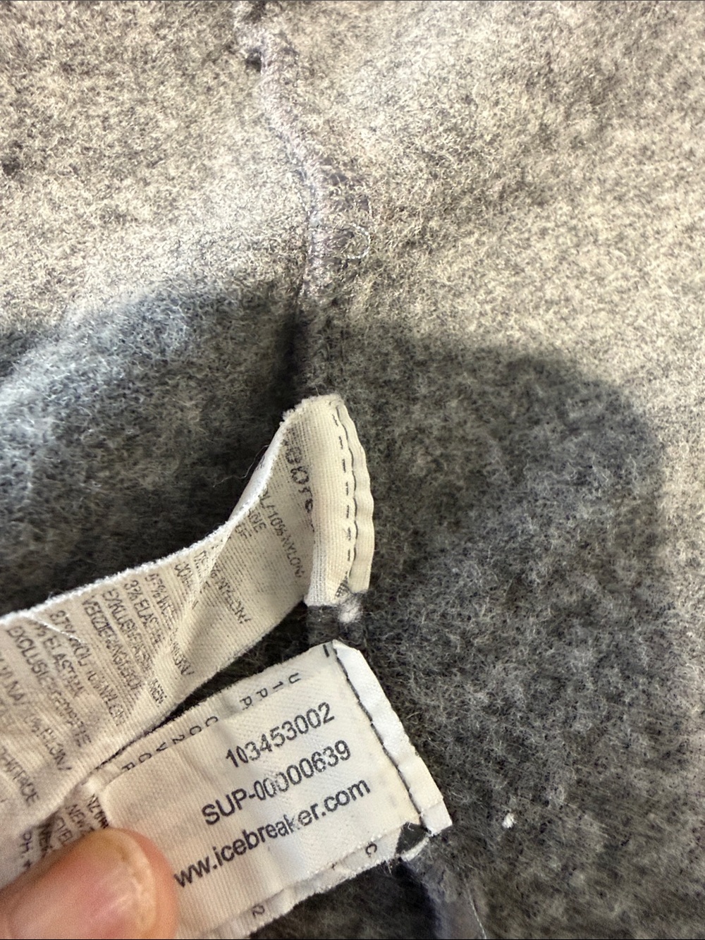 Icebreaker Gray Merino Men's XL Zip up jacket - Picture 10 of 10